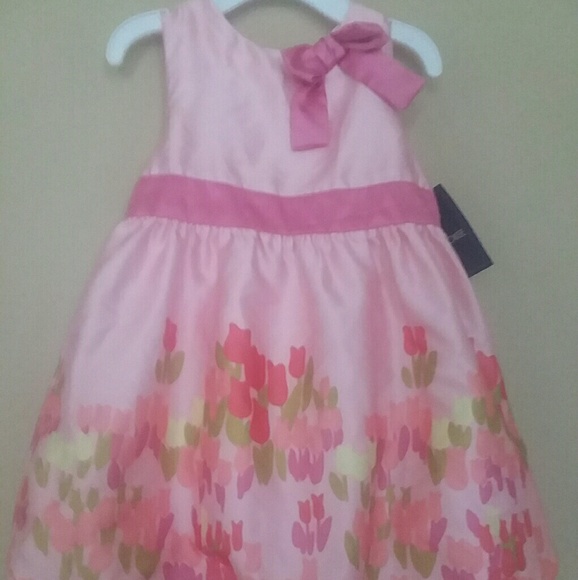 Cherokee Other - 🍎BOGO FREE🍎CHEROKEE PINK BALOON DRESS Sz 18M